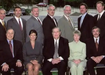 George J. Lavin at IADC Trial Academy with proctors – trial preparation and advocacy training.