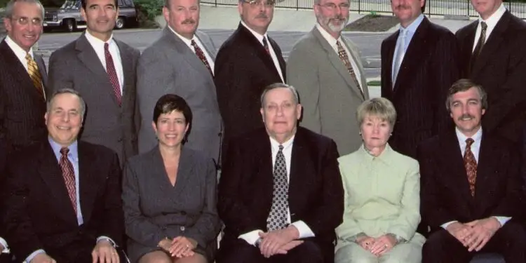 George J. Lavin at IADC Trial Academy with proctors – trial preparation and advocacy training.