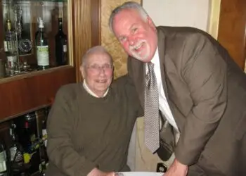 George J. Lavin, Jr. and Tom Oakes - Lunch at LaFamiglia