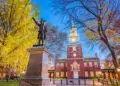 Independence Hall Philadelphia where May 1986 naturalization ceremony was held